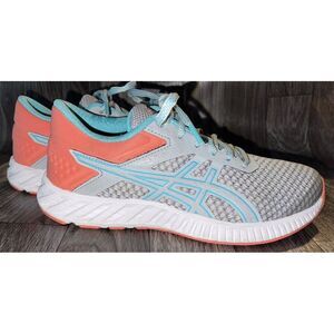 Asics Womens Fuzex Lyte 2 1022A145 Gray Running Shoes Sneakers Size 6 EUC